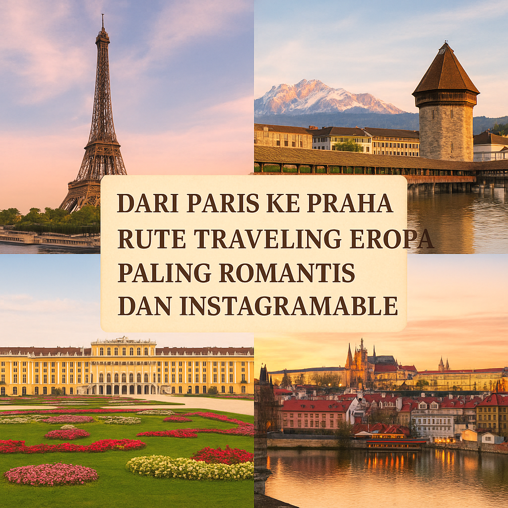 Dari Paris ke Praha: Rute Traveling Eropa Paling Romantis dan Instagramable